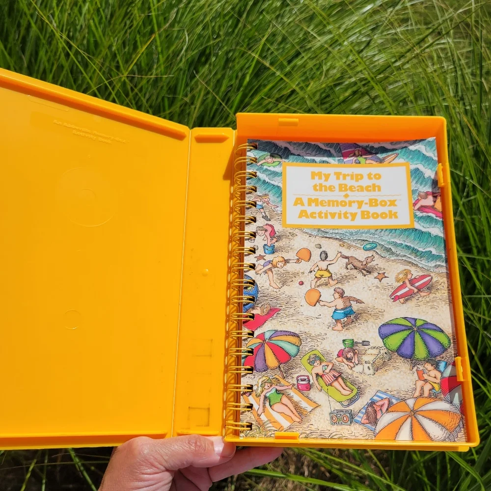 My Trip To The Beach ~ A Memory-Box Activity Book Set  ~ 1987 ~ FINAL PRICE!